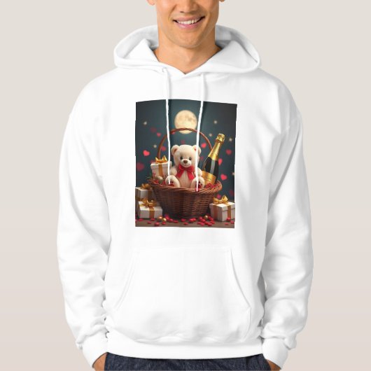 Teddychampagne Delight Hoodie (Voorkant)