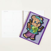 Teddychterkunstenaar met baret en penseel planner (Display)