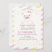 Teddychtige Watermeloen Gestreepte Verjaardag  Kaart (Voorkant)