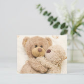 Teddylove, teddyberen liefde, schattig, schattig,  briefkaart (Staand voorkant)