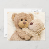 Teddylove, teddyberen liefde, schattig, schattig,  briefkaart (Voorkant / Achterkant)