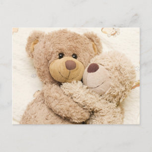 Teddylove, teddyberen liefde, schattig, schattig,  briefkaart