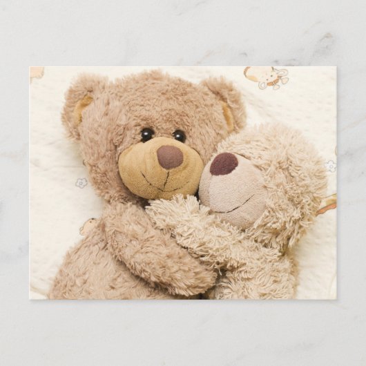 Teddylove, teddyberen liefde, schattig, schattig,  briefkaart (Voorkant)