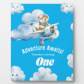 Teddy's 1e verjaardag Skybound Celebration Bash Fotoplaat (Voorkant)