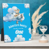 Teddy's 1e verjaardag Skybound Celebration Bash Fotoplaat (Zijkant)