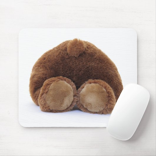 Teddy's achterkant Mousepad Muismat (Met muis)