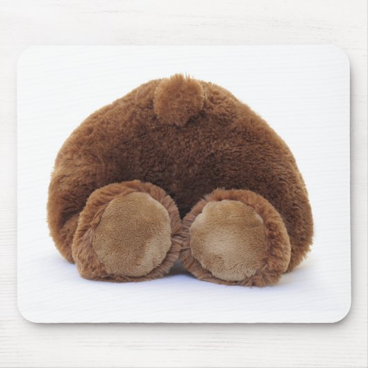 Teddy's achterkant Mousepad Muismat (Voorkant)