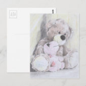 Teddy's beste vriend schildpad briefkaart (Voorkant / Achterkant)