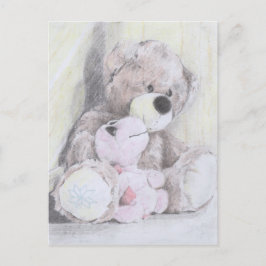 Teddy's beste vriend schildpad briefkaart