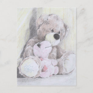 Teddy's beste vriend schildpad briefkaart