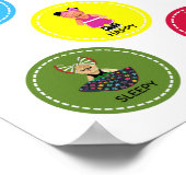 Teddy's Big Feelings Chart Poster (Hoek)