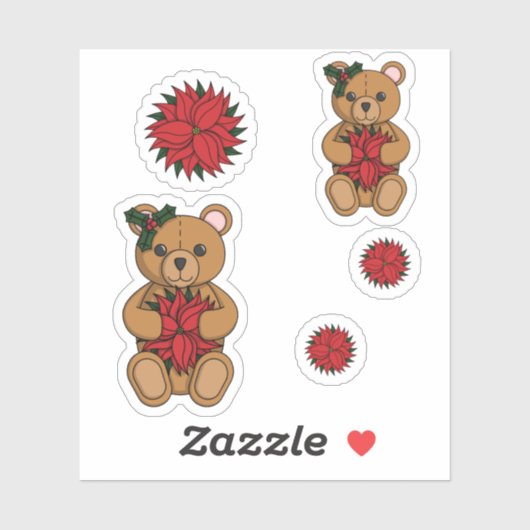 Teddy's Cadeaucontour Sticker (Vel)