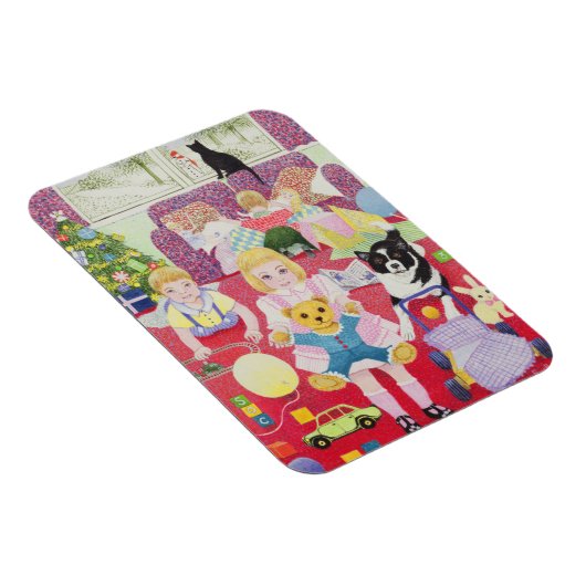 Teddy's Christmas Pyjamas Magneet (Rechterzijde)