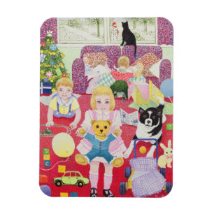 Teddy's Christmas Pyjamas Magneet