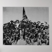 Teddy's Colts Teddy Roosevelt Rough Riders 1898 Poster (Voorkant)