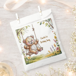 Teddy's eerste verjaardagsfeestje bedankzakje