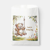 Teddy's eerste verjaardagsfeestje bedankzakje (Voorkant)