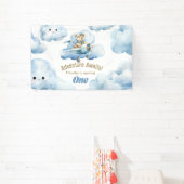 Teddy's eerste verjaardagsvlucht: een hoogvlieger spandoek (Insitu)