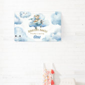 Teddy's eerste verjaardagsvlucht: een hoogvlieger spandoek (Insitu)