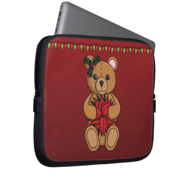 Teddy's Gift Laptop Hoesje Sleeve (Voorkant Rechts)