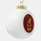 Teddy's Gift Premium-Ornament Keramische Bal Ornament (Links)