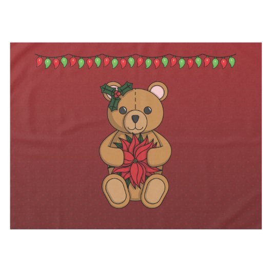 Teddy's Gift tafelkleed (Voorkant (Horizontaal))