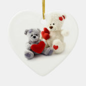 Teddys Hart Kerst Ornament (Voorkant)