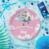 Teddy's hemelhoge soiree: een eerste verjaardag papieren bordje (Feest)