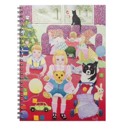 Teddy's kerstpyjama notitieboek (Voorkant)