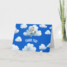 Teddy's Mile-High Celebration: 1e verjaardag Bedankkaart