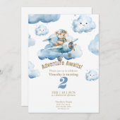 Teddy's Sky-High 2e verjaardagsavontuur Kaart (Voorkant / Achterkant)