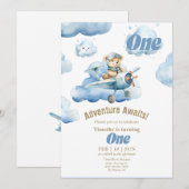 Teddy's Sky-High eerste verjaardag avontuur Kaart (Voorkant / Achterkant)