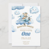 Teddy's Sky-High eerste verjaardag avontuur Kaart (Voorkant)