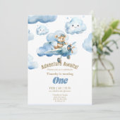 Teddy's Sky-High eerste verjaardag avontuur Kaart (Staand voorkant)