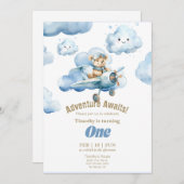 Teddy's Sky-High eerste verjaardag avontuur Kaart (Voorkant / Achterkant)