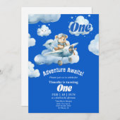 Teddy's Sky Safari: 1e Verjaardag Expeditie Kaart (Voorkant / Achterkant)