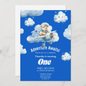 Teddy's Sky Safari: 1e Verjaardag Expeditie Kaart (Voorkant / Achterkant)