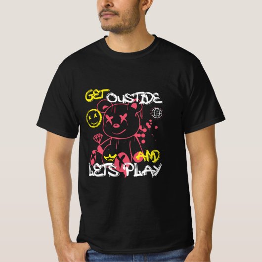 Teddy's Straatavontuur T-shirt (Voorkant)