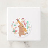 Teddy's Terug naar School Illustratie Bedankjes Labels (In situ)