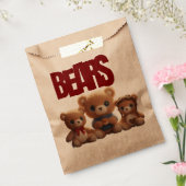 Teddyshirt PARTYTAS Bedankzakje (Gezegeld)