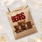 Teddyshirt PARTYTAS Bedankzakje (Geknipt)