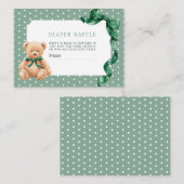 Teddystoel Luier Raffle Informatiekaartje (Voorkant / Achterkant)