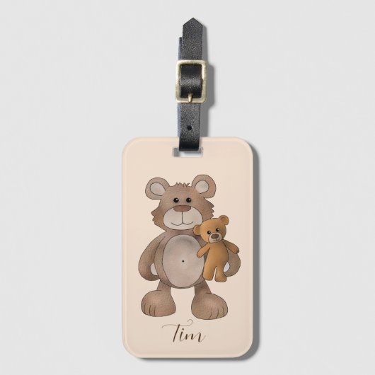 Teddytasche Bagagelabel (Voorkant (verticaal))