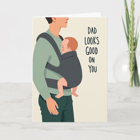 Teder Fathers Day Afbeeldingskaart Kaart (Voorkant)