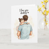 Teder Fathers Day Moment Kaart (Gele Bloem)