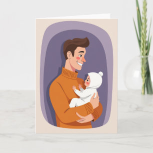 Teder Fathers Day Visitekaartje Kaart