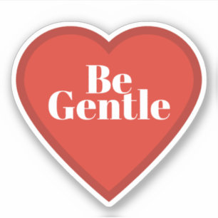 Teder Hart Sticker - Herkenbare Stemming Sticker
