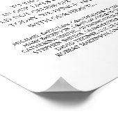 Teder Herinnering In Onze Hart Herdenkingstafel Bo Poster (Hoek)