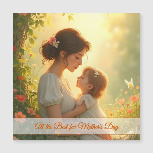 Teder Moederlijke Liefde in Bloeiend Licht (Voorkant)