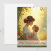 Teder Moederlijke Liefde in Bloeiend Licht (Voorkant / Achterkant)